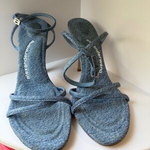 Denim Alexander Wang Strappy Sandals